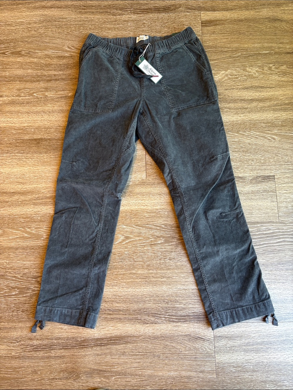 Alpine Design Women's Charcoal Gray Corduroy Pants